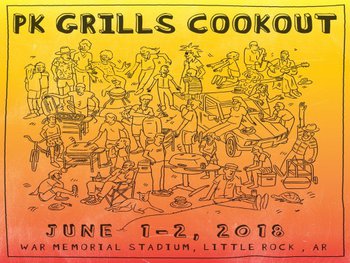 PK Grills Holds Biggest Cookout Ever at War Memorial Stadium